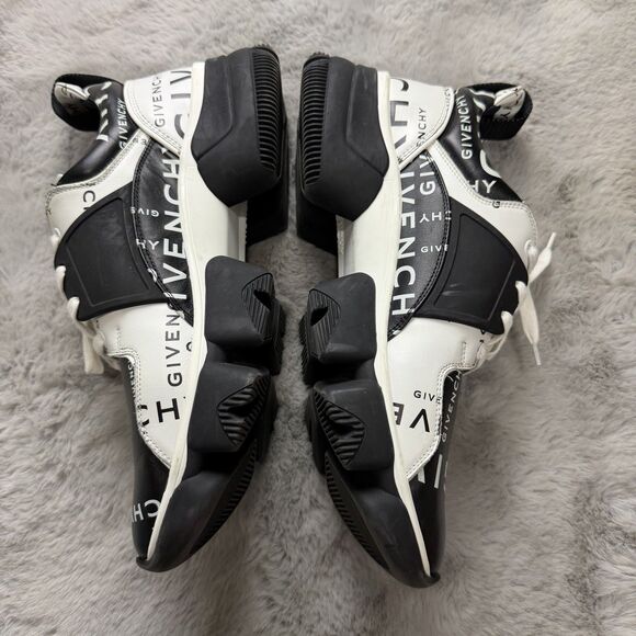 Givenchy Jaw \'Overprint\' Black And White Mens Authentic Sneakers Size 44 main image 7